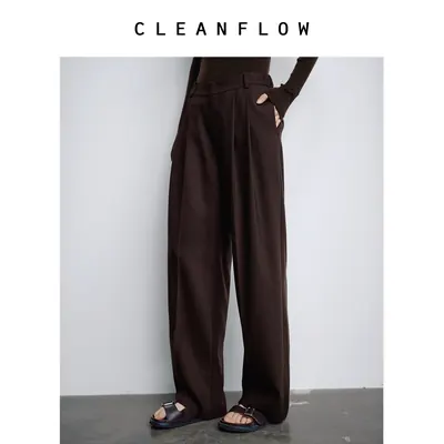 CLEANFLOW | 高端雅痞休闲百搭西装裤女2026秋季新款时尚气质裤子